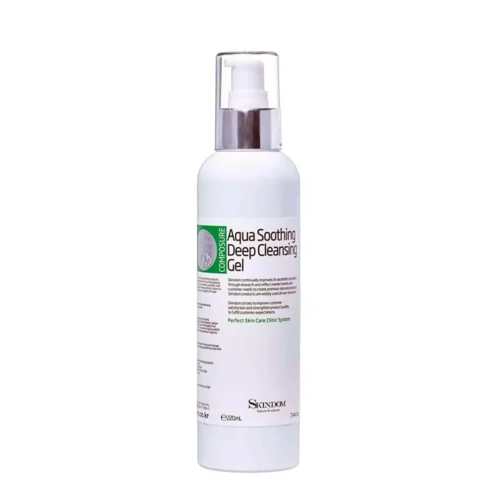 Глубоко очищающий гель на водной основе Skindom Aqua Soothing Deep Cleansing Gel, 220ml