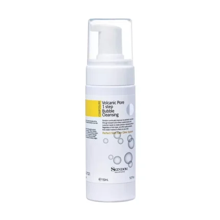 Очищающая пенка для чистки пор с вулканическим пеплом Skindom Volcanic Pore 1 Step Bubble Cleaning