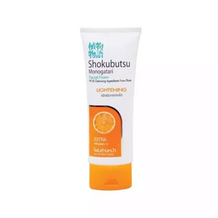Пенка для умывания выравнивающая цвет Shokubutsu Monogatari Lightening Facial Foam, 100 ml